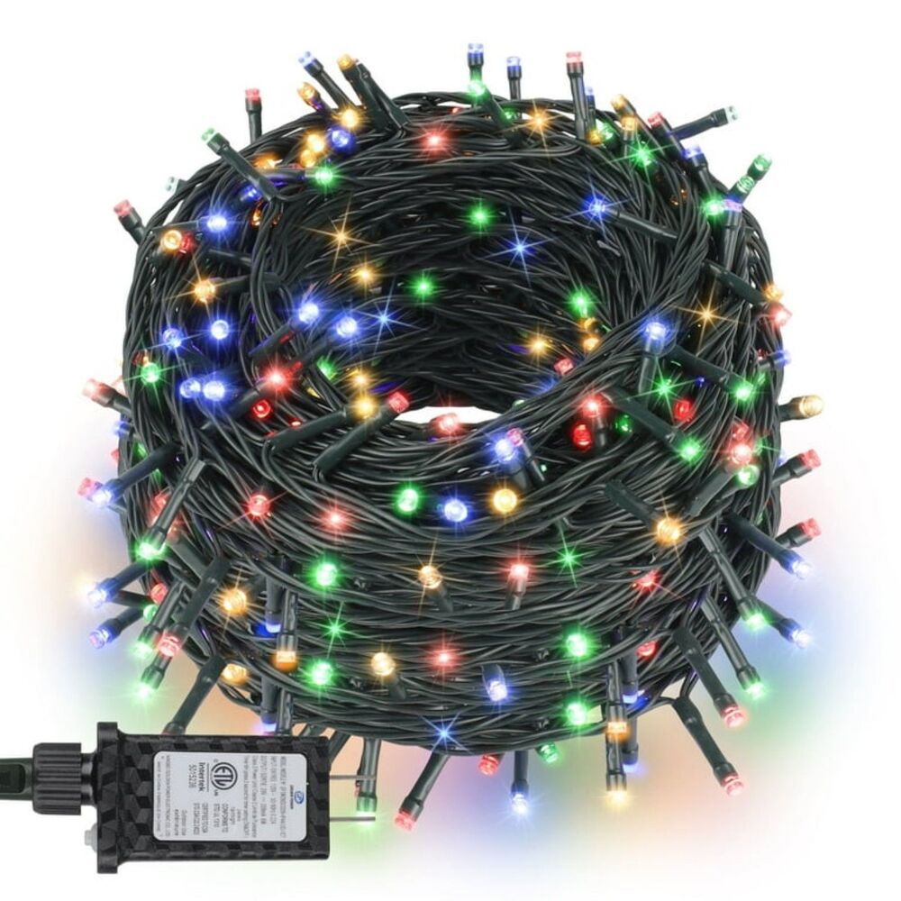 Multicolor LED Christmas Lights 200ft NEW